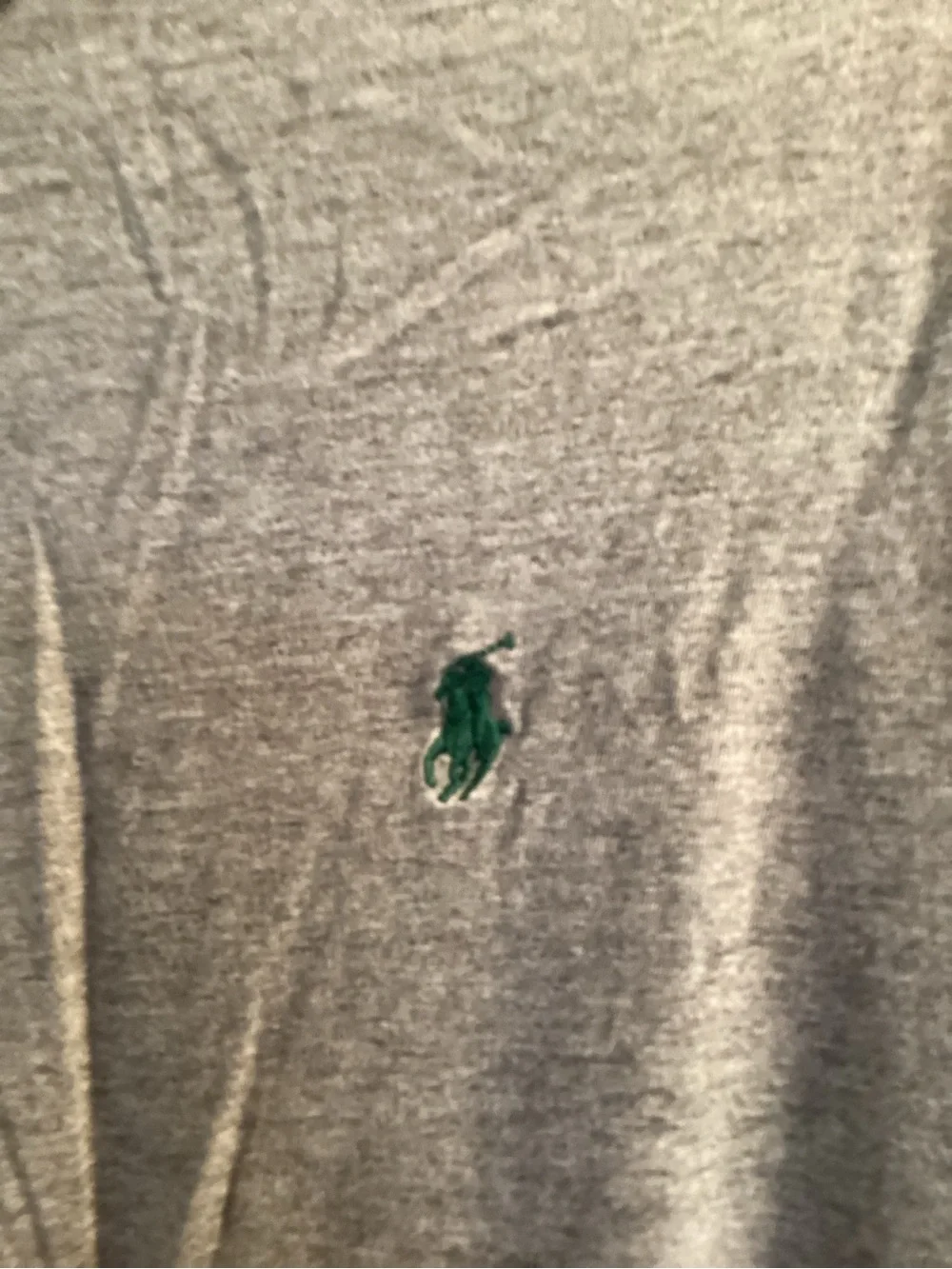 Polo by Ralph Lauren Gray V-Neck Short Sleeve Tee with Green Pony 3XLT EUC